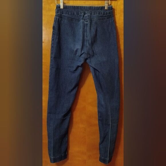 Venus Elastic Waist Pull On Jeans Sz S Stretchy Denim Leggings Jeggings - Picture 2 of 6